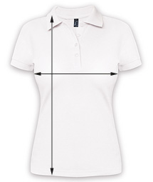 Женская рубашка поло от Printdirect